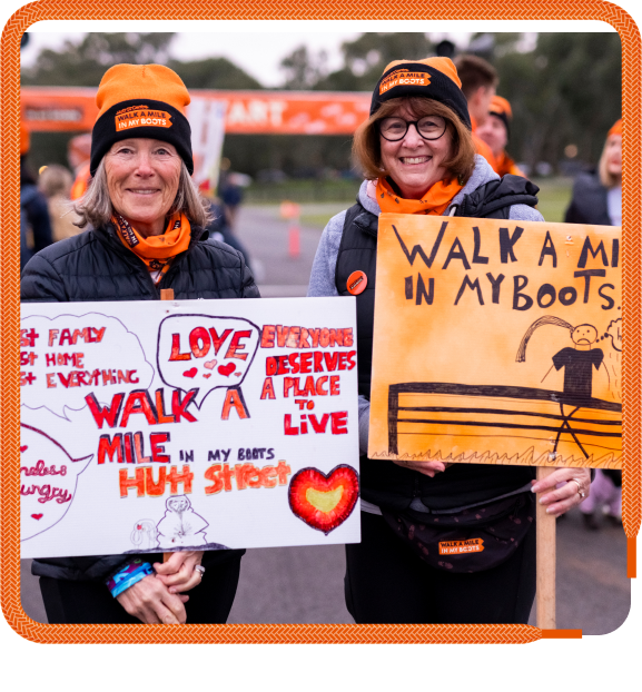 Two Women at Walk a Mile in My Boots 2024