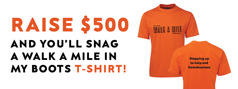 Raise $500 and you'll get a t-shirt